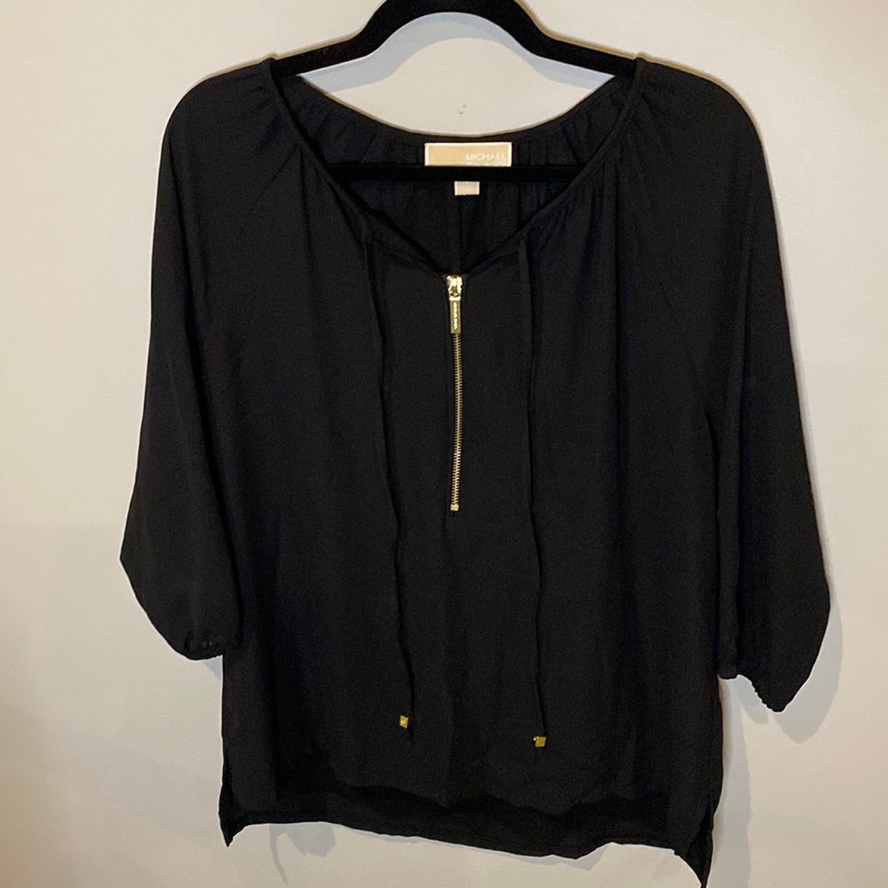MICHAEL Micheal Kors 3/4 Sleeve Blouse - M